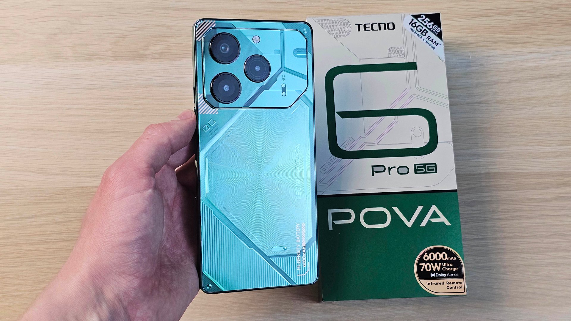 TECNO POVA 6 PRO 5G - ИНТЕРЕСНЫЙ ДИЗАЙН, БАТАРЕЯ 6000MAH И МОЩНЫЙ ПРОЦЕССОР! смотреть онлайн