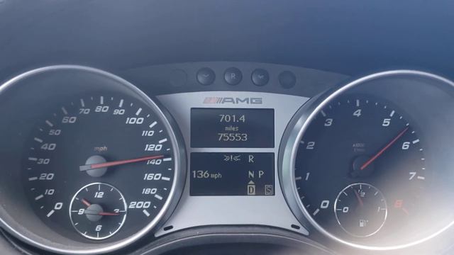Mercedes ML63 AMG Top Speed Run 0 to 155 MPH 6.3L AMG 100% Stock смотреть онлайн