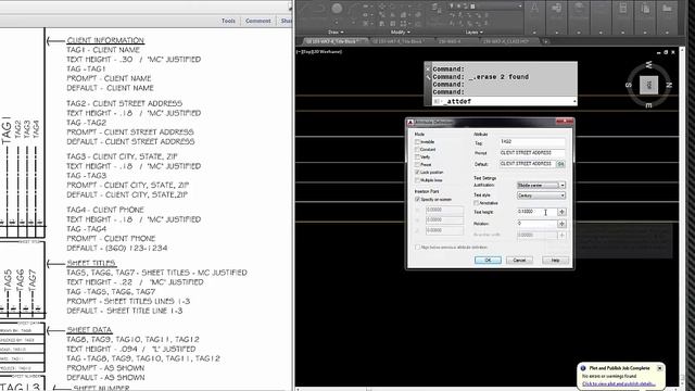 AutoCAD Title Block Defined Attributes Part 1 смотреть онлайн