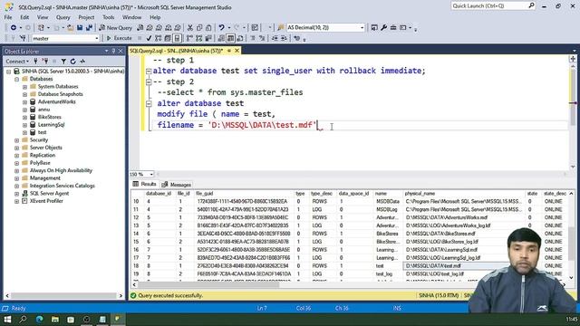 How To Move mdf and ldf File from One Disk To Another Disk || ?How To Change Master_File Location? смотреть онлайн