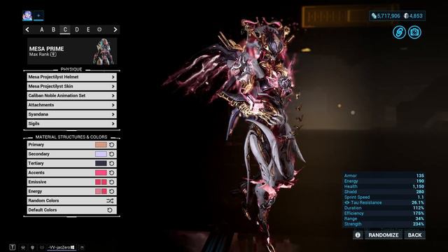 How to Fashion Mesa - My Top 5 Looks | Warframe Fashionframe смотреть онлайн