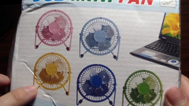 USB-вентилятор (настольный вентилятор с питанием от ноутбука). смотреть онлайн