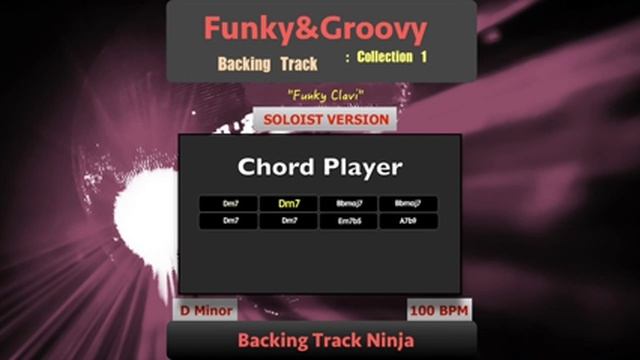 Funky & Groovy Backing Track in D Minor, 100bpm - SOLOIST VERSION смотреть онлайн