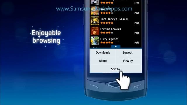 Samsung Apps Quick tour - Samsung Wave Bada Apps Store смотреть онлайн