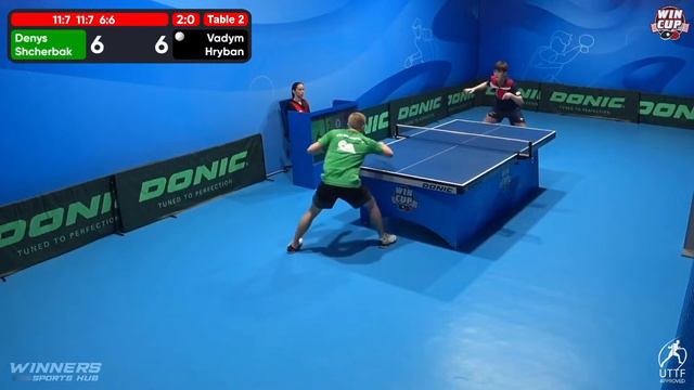 02:45 Denys Shcherbak 3 - 2 Vadym Hryban West 6 WIN CUP 26.02.2023 | TABLE TENNIS WINCUP смотреть онлайн
