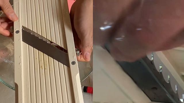 Eggpant Demo Cut with Benriner mandoline BN95B Super Slicer смотреть онлайн
