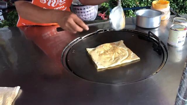 Банановый блинчик, Макашницы в паттайе, тайские макашницы, еда в макашницах, уличная еда в тайланде смотреть онлайн