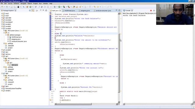 EXCEPTION HANDLING IN JAVA смотреть онлайн