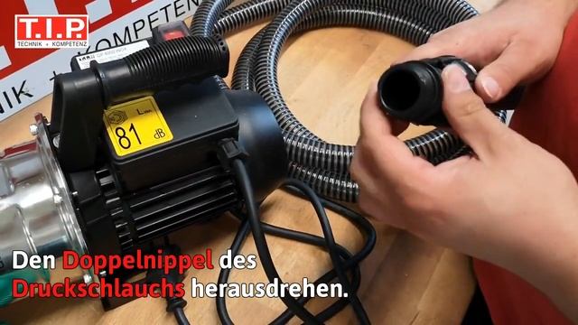 Installation und Inbetriebnahme der T.I.P. Gartenpumpen смотреть онлайн