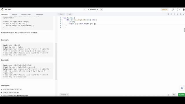 Facebook Programming Interview Question | Remove Duplicates from Sorted Array | Java смотреть онлайн