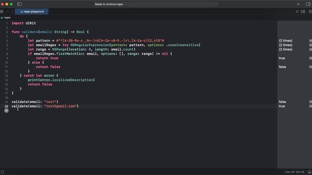 Easy REGEX in Swift смотреть онлайн