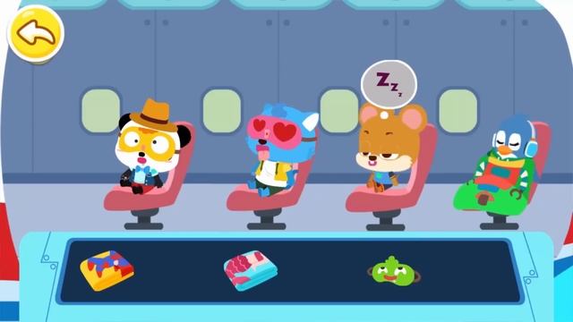 Baby Panda's Airport | Cool Flight Journey | Airplane Safety Tips | Gameplay Video | BabyBus Game смотреть онлайн