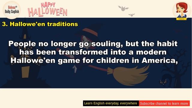 Learn English Through Story: Halloween History With Subtitles