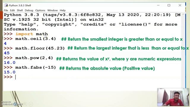 FUNCTION (PART 2/6) IN PYTHON (BUILD IN AND MODULE) смотреть онлайн