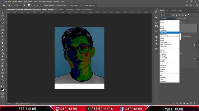 [ Photoshop Tutorial ] How To Make Gradient Map Profile Pic in Photoshop смотреть онлайн