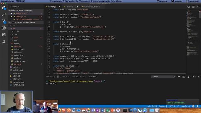 Ep.11 – A CAP project for “Geonames” & funcprog style with developer Chris Whealy смотреть онлайн