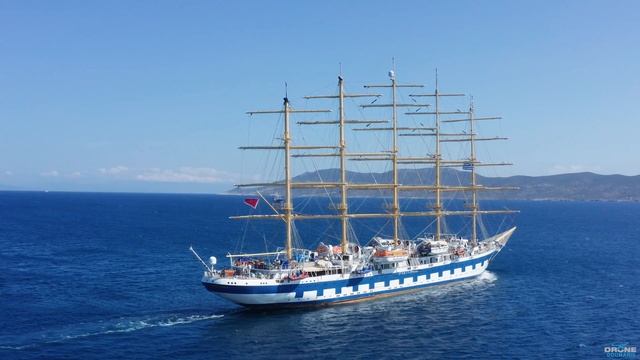 Royal Clipper | The World's Largest Sailing Ship in Greece | 4K смотреть онлайн