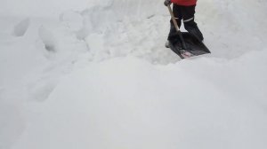 Делаю крепость из снега!