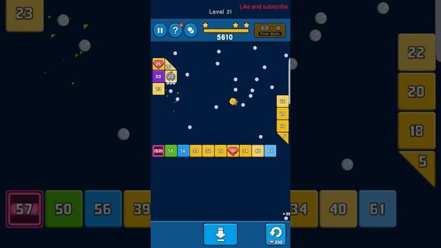 Bricks vs Balls Breaker android gameplay смотреть онлайн