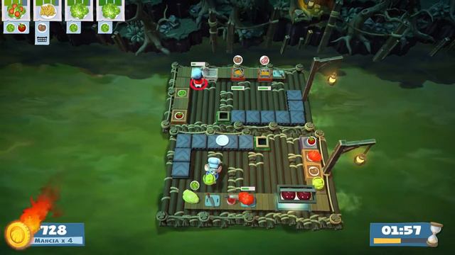 (outdated) Overcooked 2. Story 4-2 | 2 players online coop 4 stars | Score: 1320 смотреть онлайн