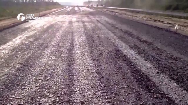 Стабилизация в дорожном строительстве, подготовка основания под асфальт смотреть онлайн