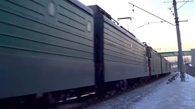 Электровозы ВЛ10У-595 + ВЛ10У-657 + ВЛ10К-1506 смотреть онлайн
