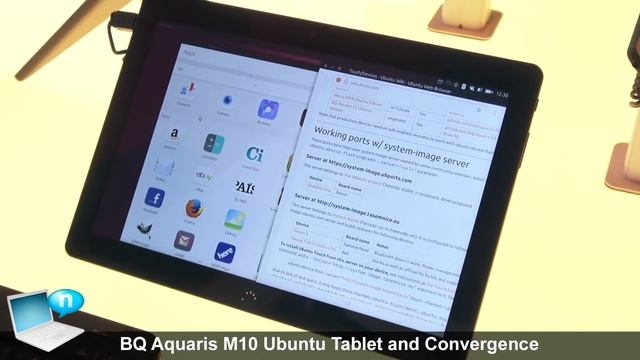 BQ Aquaris M10 Ubuntu Tablet and Convergence смотреть онлайн