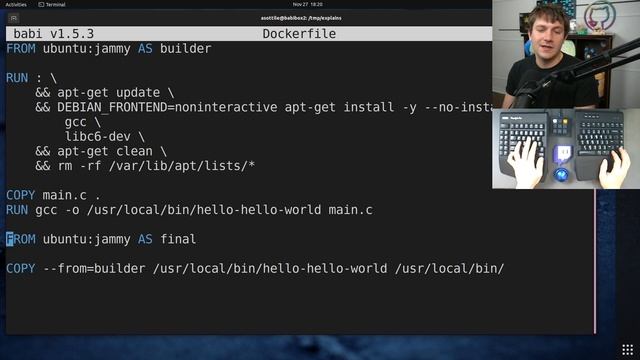 docker: multi-stage builds (intermediate) anthony explains #503 смотреть онлайн