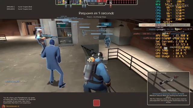 Team Fortress 2 Gameplay | AMD Ryzen 3 3200U Vega 3 смотреть онлайн