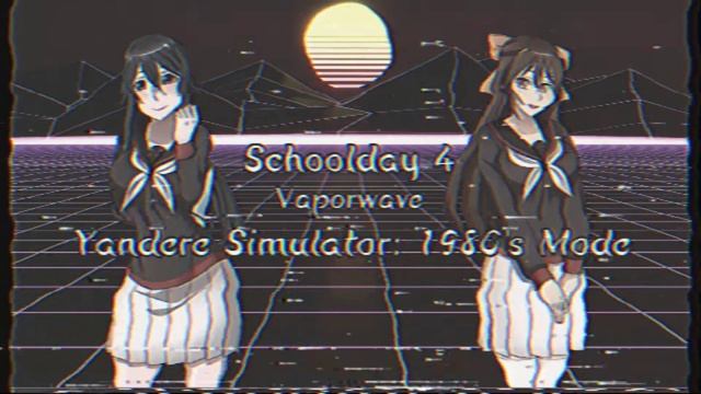 Schoolday 4 - Vaporwave - Yandere Simulator: 1980's Mode смотреть онлайн