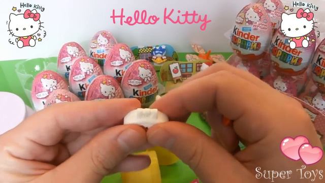 Киндеры Хелло Китти, новая коллекция (Kinder Surprise Hello Kitty) смотреть онлайн