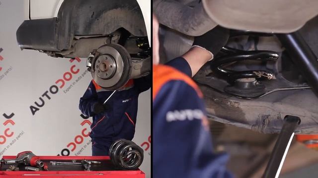 Come sostituire molle di sospensione su VW T5 TRANSPORTER [VIDEO TUTORIAL DI AUTODOC] смотреть онлайн
