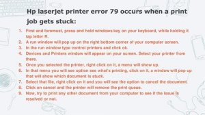 Hp Printer 79 Service Error