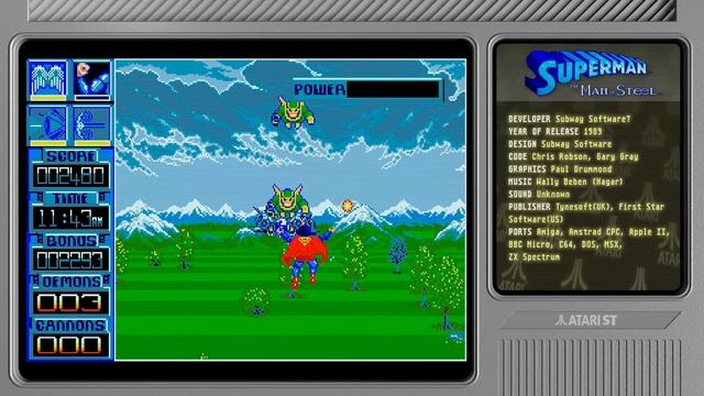 Superman The Man of Steel - Quick Look - Atari ST смотреть онлайн