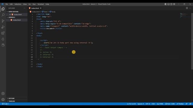 How to add javascript in html смотреть онлайн