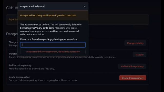 How to delete the repository in GitHub.com? смотреть онлайн