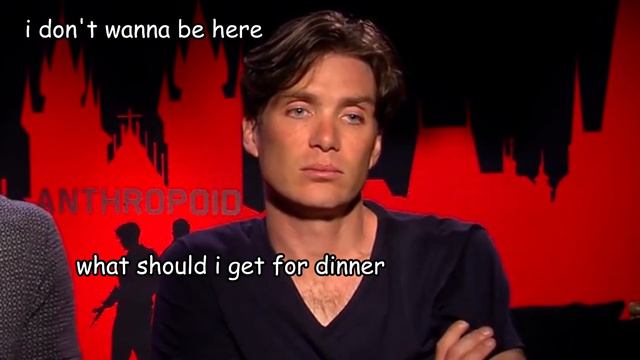 cillian murphy being done with interviews for 3 minutes and 19 seconds смотреть онлайн