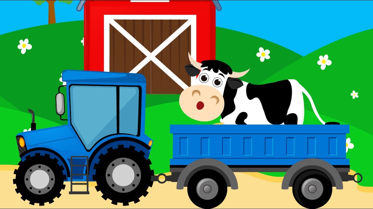 Мультик про Корову для Детей. Развивающий Мультфильм о Домашних Животных для Малышей Видео для детей смотреть онлайн