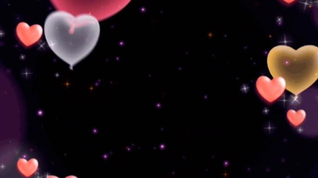 Красивый фон с воздушными пузырями для романтического футажа