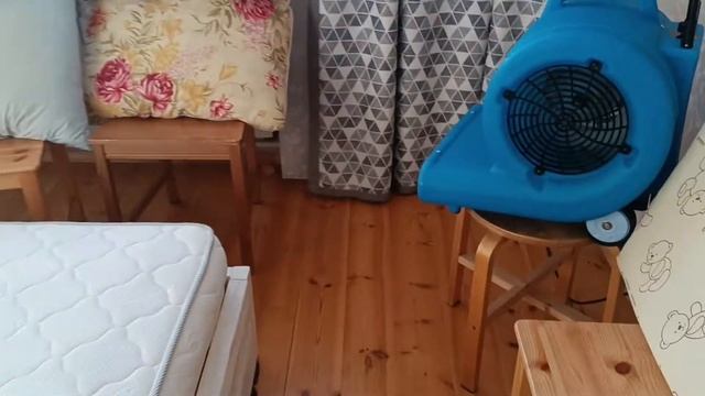 Сушка феном после чистки моющим пылесосом