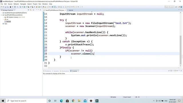Java 9 Try With Resource Enhancement | Java latest Feature |java try-with multiple resources | Hind смотреть онлайн