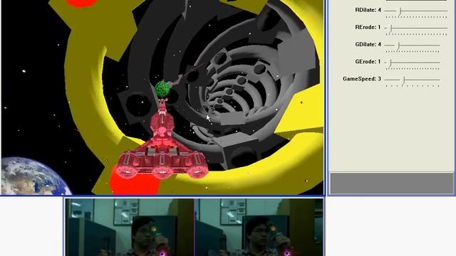 OpenCV - Optical Tracking with a OpenGL Game смотреть онлайн