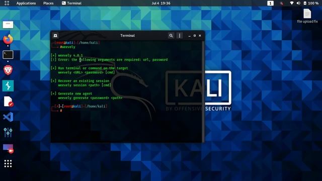 File upload vulnerabilities | Generating php payload using weevely смотреть онлайн