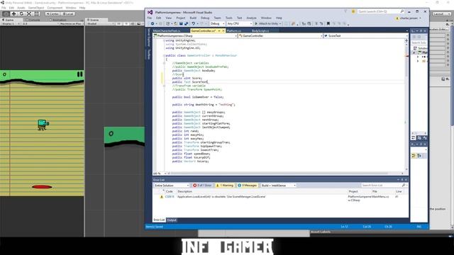 How to make a Platform Jumper: Coding The Score смотреть онлайн