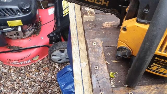 McCulloch Mac 338 Chainsaw New Carburettor Fitted First Run 14042023