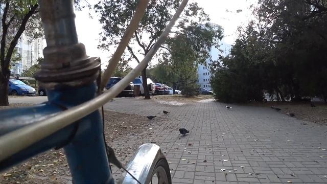 велопрогулка по скверу Астана Кесаева в Севастополе! смотреть онлайн