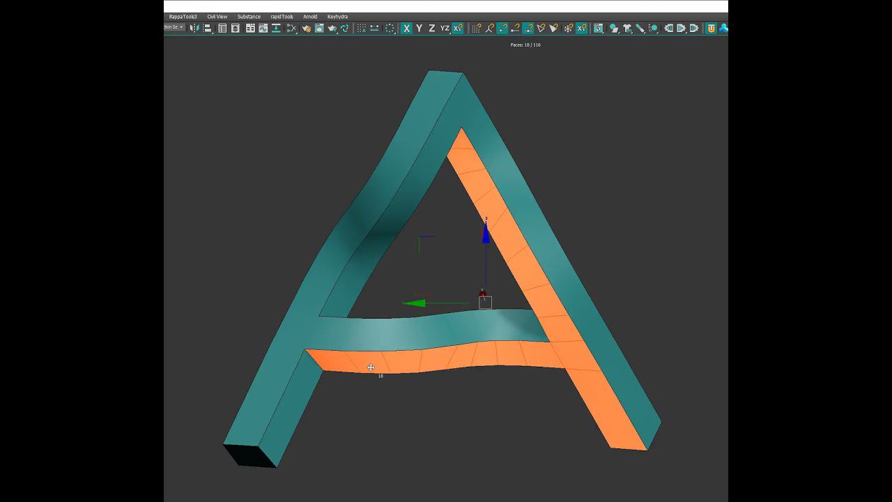 Dark Max № 82 - Selection of polygons by UV-shell and Smoothing Groups with Keyhydra смотреть онлайн