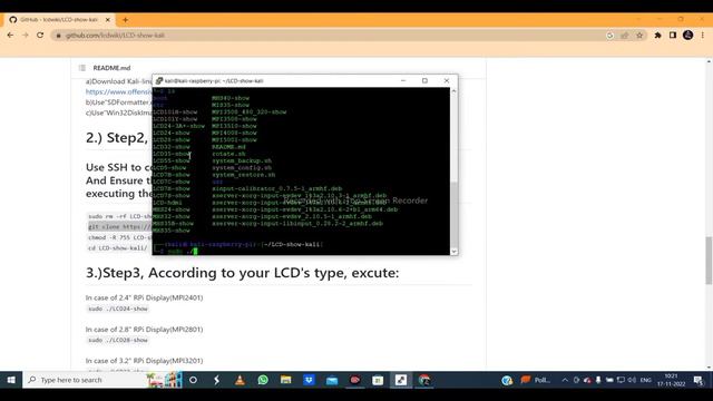 Raspberry Pi 4 Model 3.5inch ABS Lcd Display Setup & Diver Installing Kali Linux. смотреть онлайн
