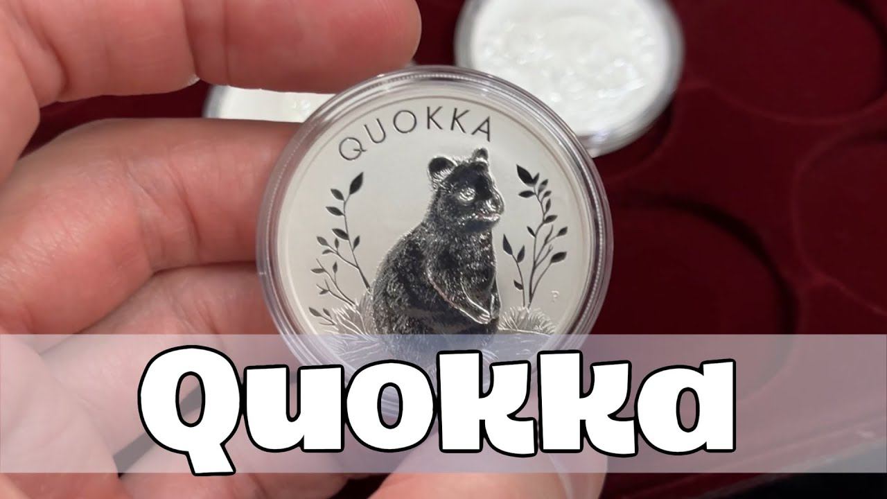 Серебряная монета Австралии Квокка 2023. Инвестиционные серебряные монеты Quokka смотреть онлайн