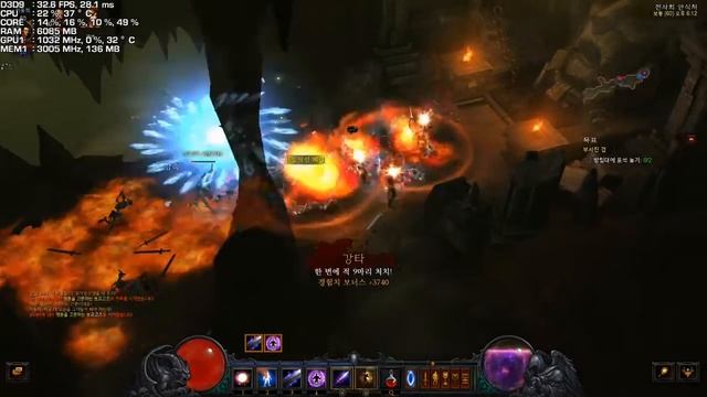 Diablo III on i5-6600K & Intel HD Graphics 530 (OC) смотреть онлайн